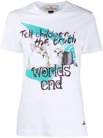 Vivienne Westwood футболка с принтом World Tour S26GC0227S22634