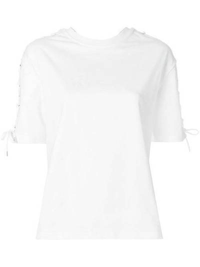 McQ Alexander McQueen lace-up detail T-shirt 478095RKH21
