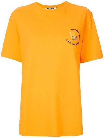 SJYP футболка свободного кроя с вышивкой PWMT1WX08900