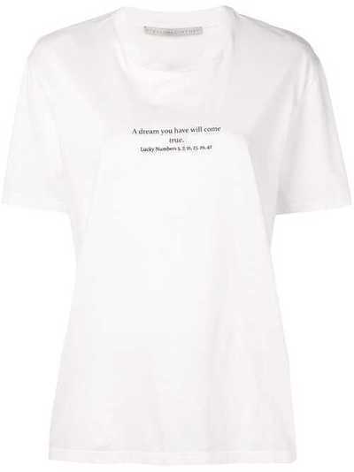 Stella McCartney футболка с принтом 381701SMW81