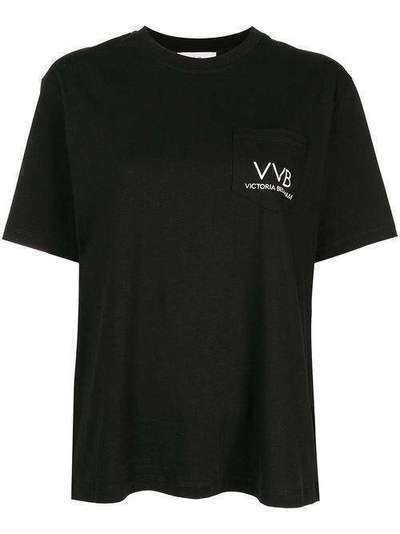 Victoria Victoria Beckham футболка с логотипом 2220JTS001412A