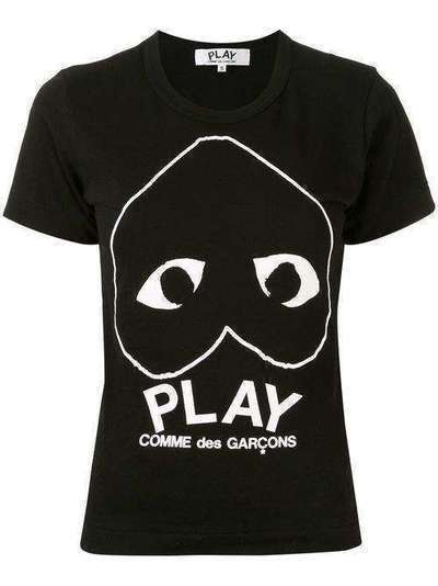 Comme Des Garçons Play футболка с логотипом AZT113051