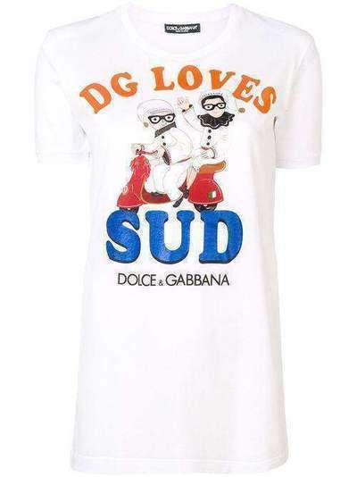 Dolce & Gabbana футболка с графичным принтом F8K74ZHH7NL