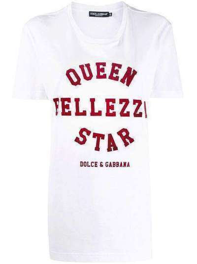 Dolce & Gabbana футболка с принтом Queen Bellezza Star F8K74TG7TAQ