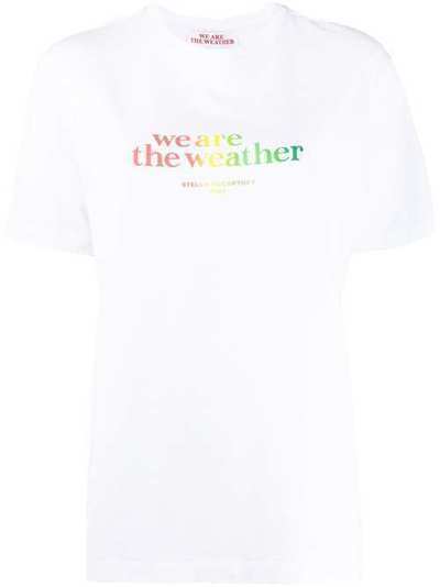 Stella McCartney футболка We Are the Weather 381701SNW52