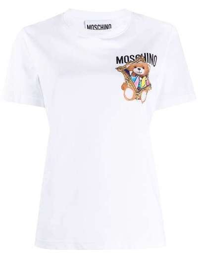 Moschino футболка с принтом Teddy Bear V07040440