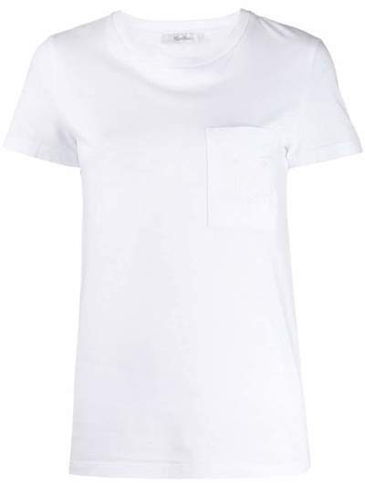 Max Mara футболка с вышитой монограммой 19710101045