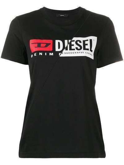 Diesel футболка узкого кроя с логотипом A003120091A
