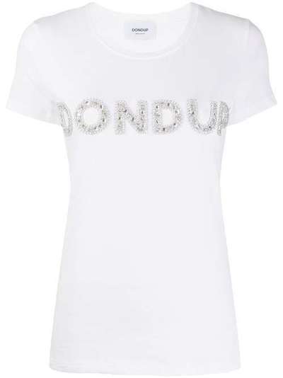 Dondup футболка с декорированным логотипом S007JS0241ZE2DD