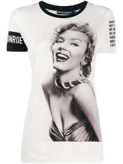 Dolce & Gabbana футболка с принтом Marilyn Monroe F8H32TFI7S1