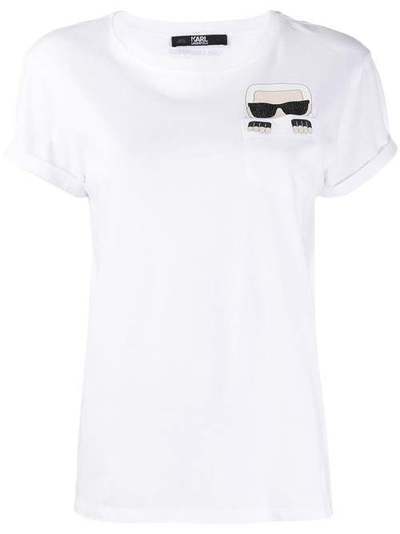 Karl Lagerfeld футболка с принтом Karl 201W1712100