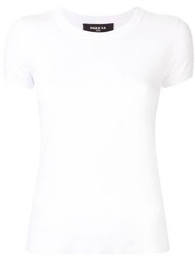 Paule Ka приталенная футболка с короткими рукавами 414PU54