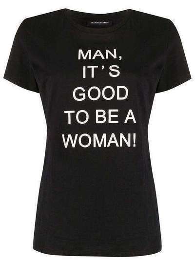 Marlies Dekkers " футболка с надписью 'man, it's good to be a woman'" 35200