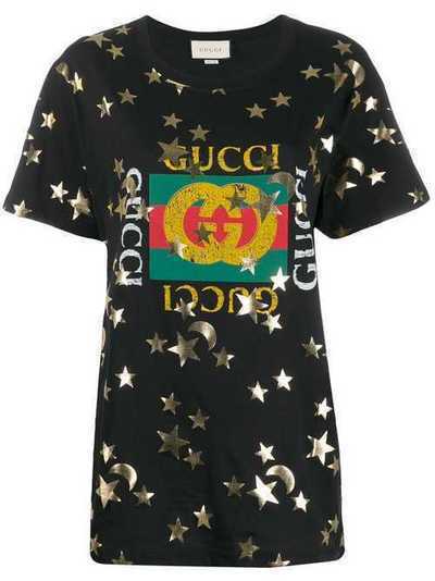 Gucci футболка с принтом 492347XJBH5