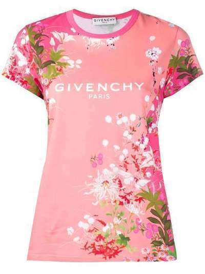 Givenchy футболка с цветочным принтом BW705Z3Z34