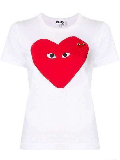 Comme Des Garçons Play футболка с круглым вырезом и логотипом AZT219051