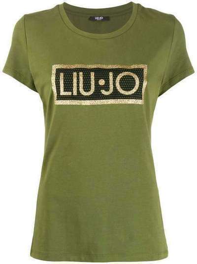 LIU JO футболка с круглым вырезом и логотипом TA0185J9944