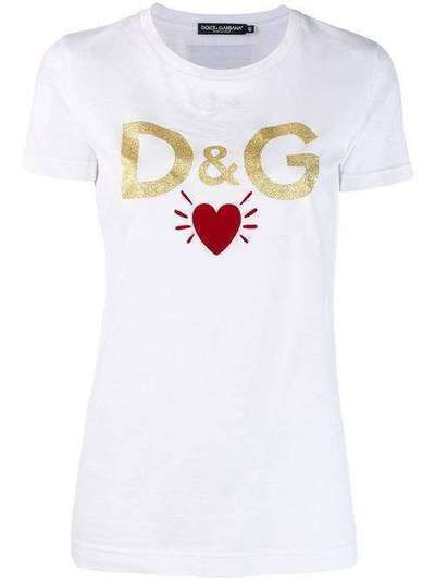Dolce & Gabbana футболка с логотипом F8H32TG7TLB