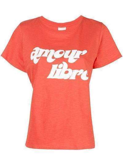 Cinq A Sept футболка Amour Libre с принтом ZT3172392Z