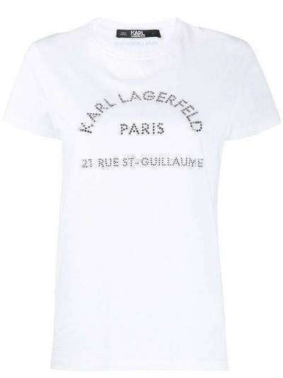Karl Lagerfeld футболка с принтом 200W1741100