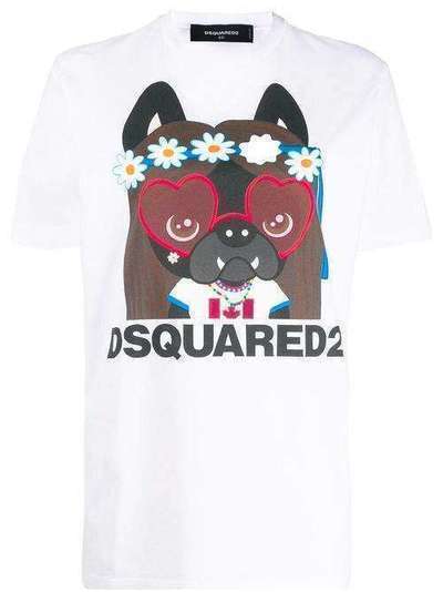 Dsquared2 футболка с графичным принтом S72GD0225S22427