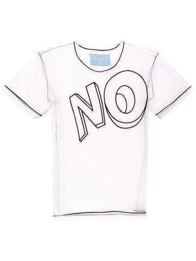 Viktor & Rolf футболка 'The No' 1ASOFTTULLEWHITE
