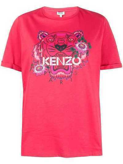 Kenzo футболка с принтом Tiger F962TS8124YO