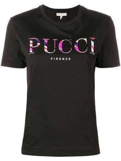 Emilio Pucci футболка Burle с логотипом 9RJP739R985