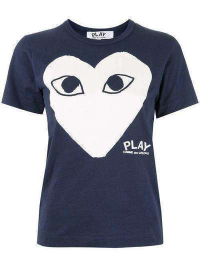 Comme Des Garçons Play футболка с логотипом AZT179051