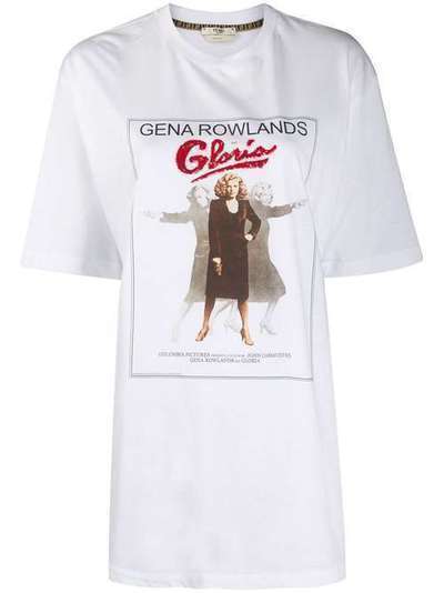 Fendi футболка Gloria с фотопринтом FS7242A5ZB