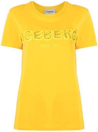 Iceberg футболка с вышитым логотипом 20EI2P0F0926309