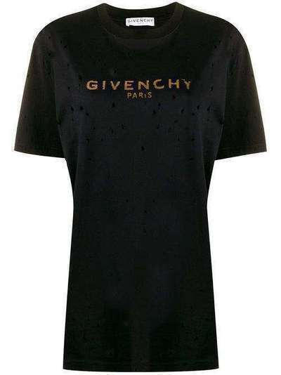 Givenchy футболка с логотипом BW700D3Z3F