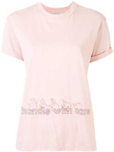 Stella McCartney футболка Handle With Care 457142SNW65