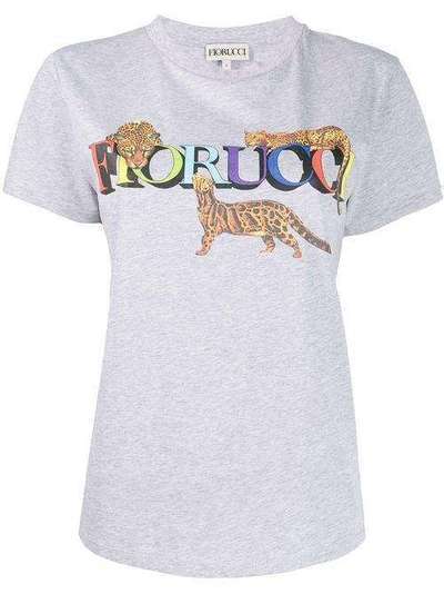 Fiorucci футболка Cheetah свободного кроя W03TCHE1CGR