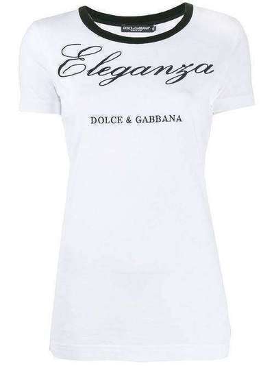 Dolce & Gabbana футболка Eleganza F8H32ZG7VAR