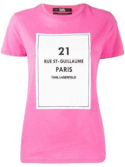 Karl Lagerfeld футболка с логотипом 205W1711502