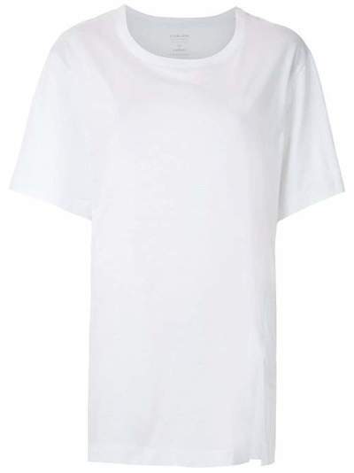 Osklen футболка с короткими рукавами и боковыми разрезами 60551