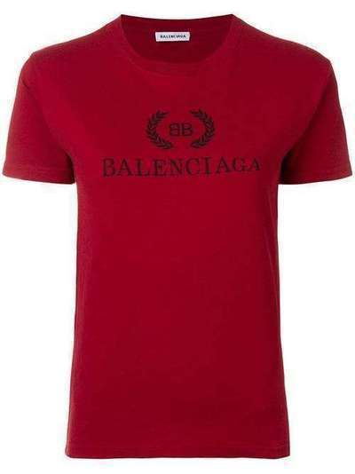 Balenciaga футболка с принтом логотипа 563712TCV25