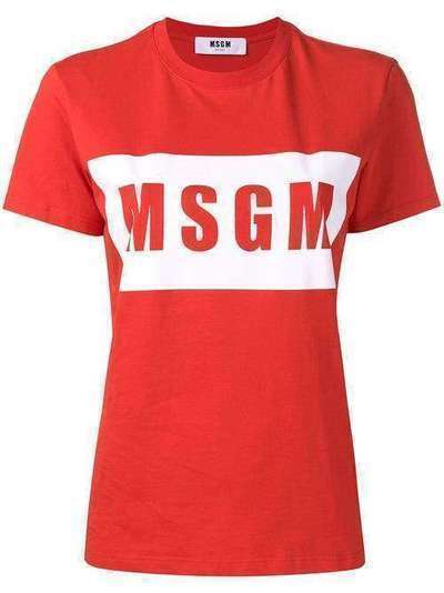 MSGM футболка с принтом логотипа 2542MDM195184798
