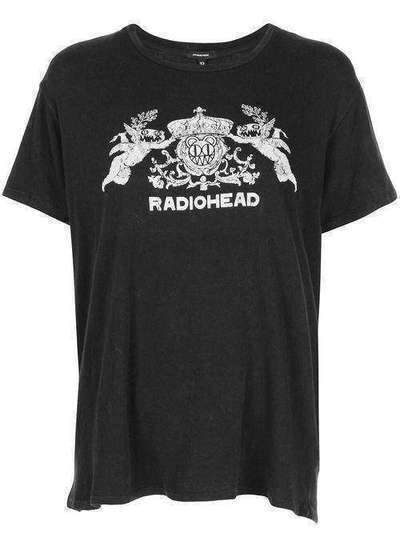 R13 футболка Radiohead свободного кроя R13W398109