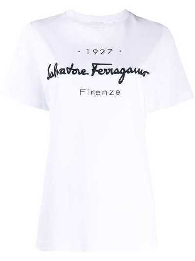Salvatore Ferragamo футболка с логотипом 1927 722283