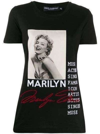 Dolce & Gabbana футболка с принтом Marilyn Monroe F8H32ZG7VZD
