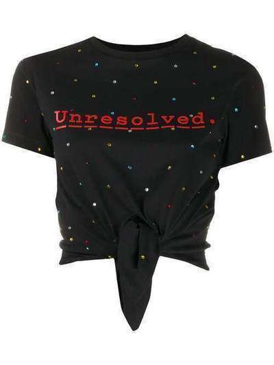 Paco Rabanne футболка Unresolver со стразами 20EJTE019CO0357