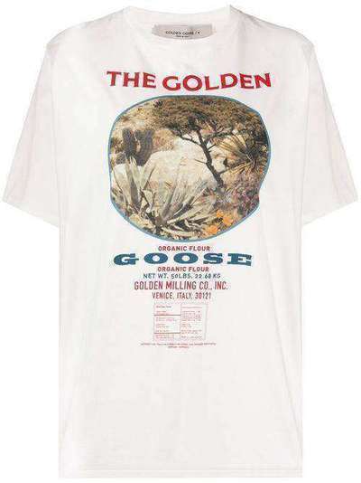 Golden Goose футболка с принтом G36WP026R1