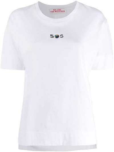 Stella McCartney футболка с принтом SOS 600419SNW51
