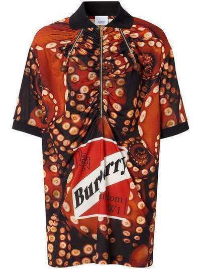 Burberry рубашка-поло с принтом 4562645