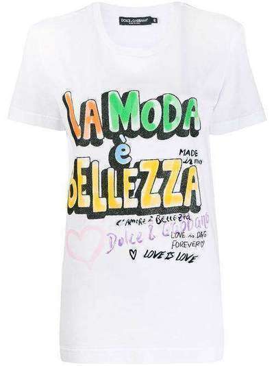 Dolce & Gabbana футболка с принтом F8L61TG7WCD