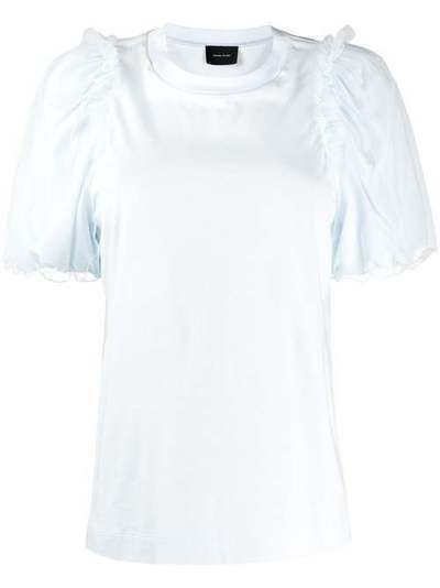 Simone Rocha футболка с рукавами из тюля и круглым вырезом TS2640553