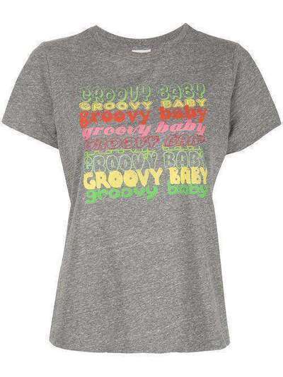 Cinq A Sept футболка с принтом Groovy Baby ZT339989Z