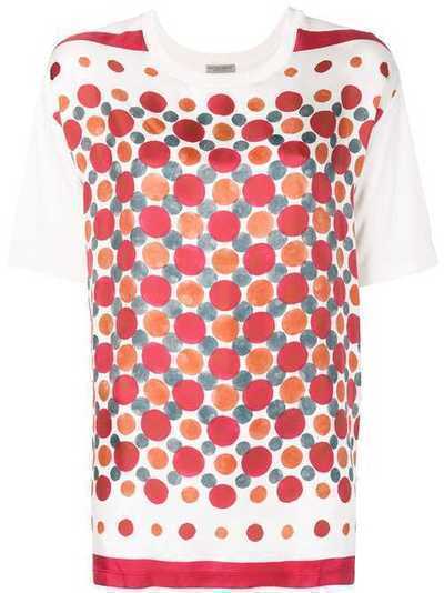 Bottega Veneta футболка с круглым вырезом и принтом 546005VEZD1